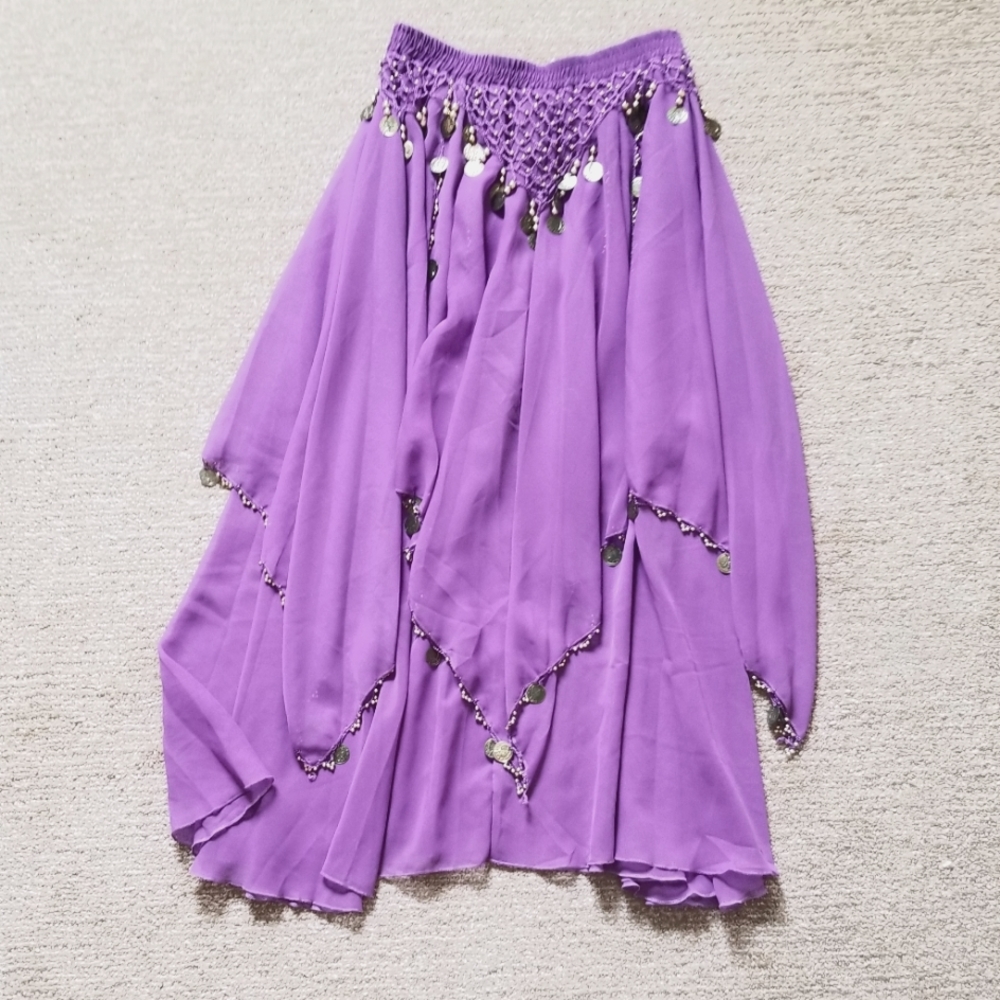 Belly dancing skirt